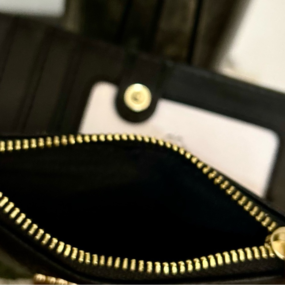Nanette Lepore Black Textured Wallet - Picture 10 of 12